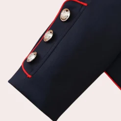 Jassen Dames*MALLOREN - Elegante Zomerjas voor Dames Marineblauw