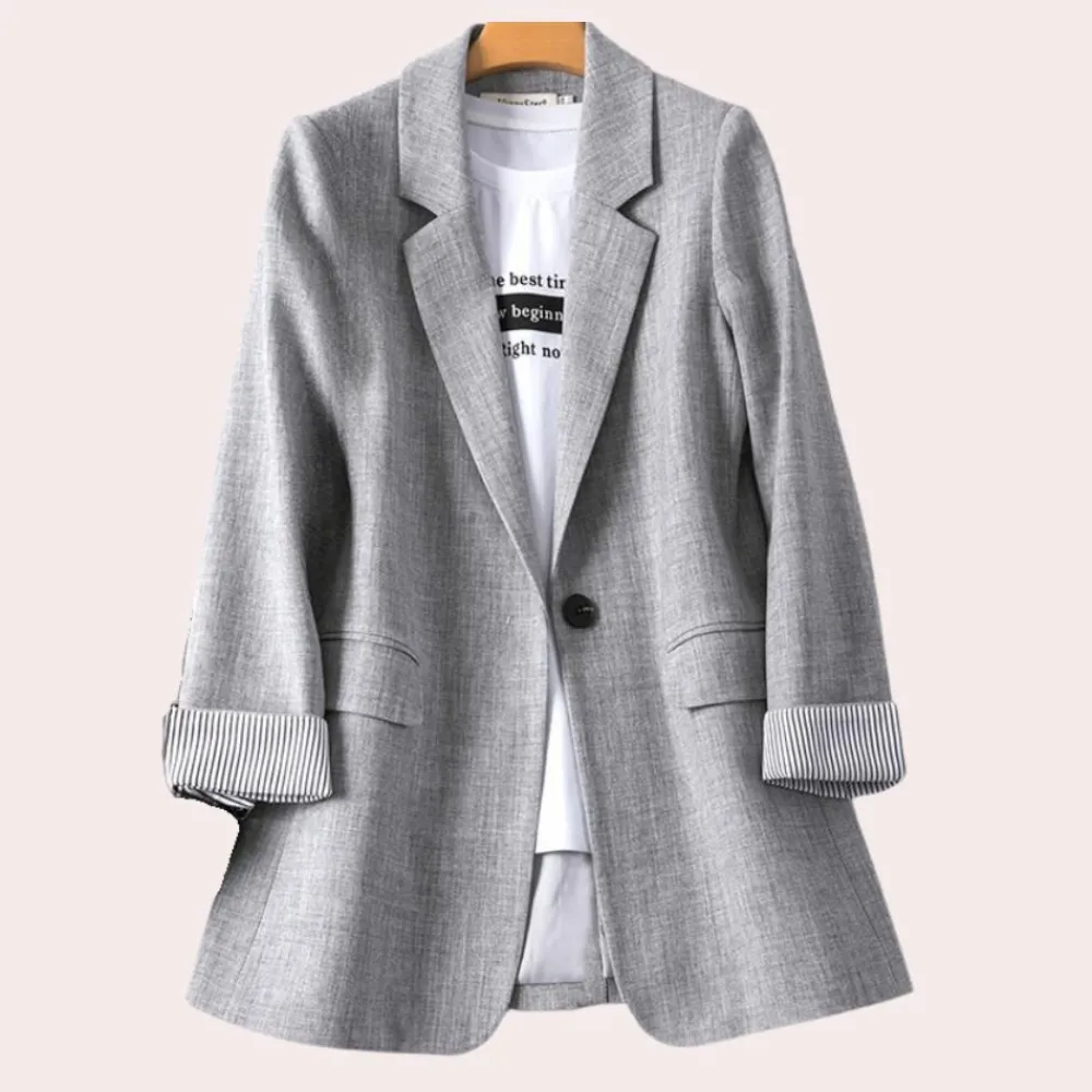 Blazers & Blouses Dames*Mallory - Elegante casual damesblazer voor de zomer