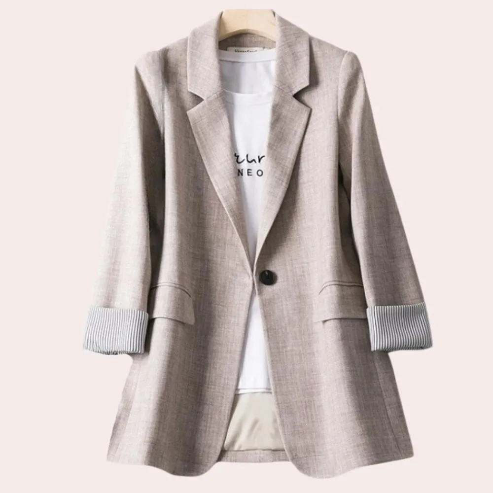 Blazers & Blouses Dames*Mallory - Elegante casual damesblazer voor de zomer