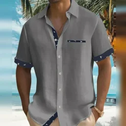 Shirts Heren*MALO - Elegant zomer overhemd voor mannen