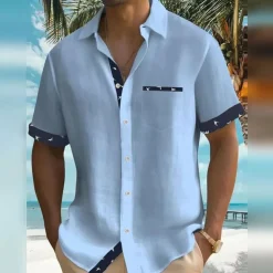 Shirts Heren*MALO - Elegant zomer overhemd voor mannen