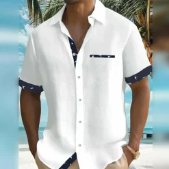 Shirts Heren*MALO - Elegant zomer overhemd voor mannen