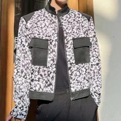 Jassen Heren*MANACCA - Modieuze Zomerjas voor Heren Zwart