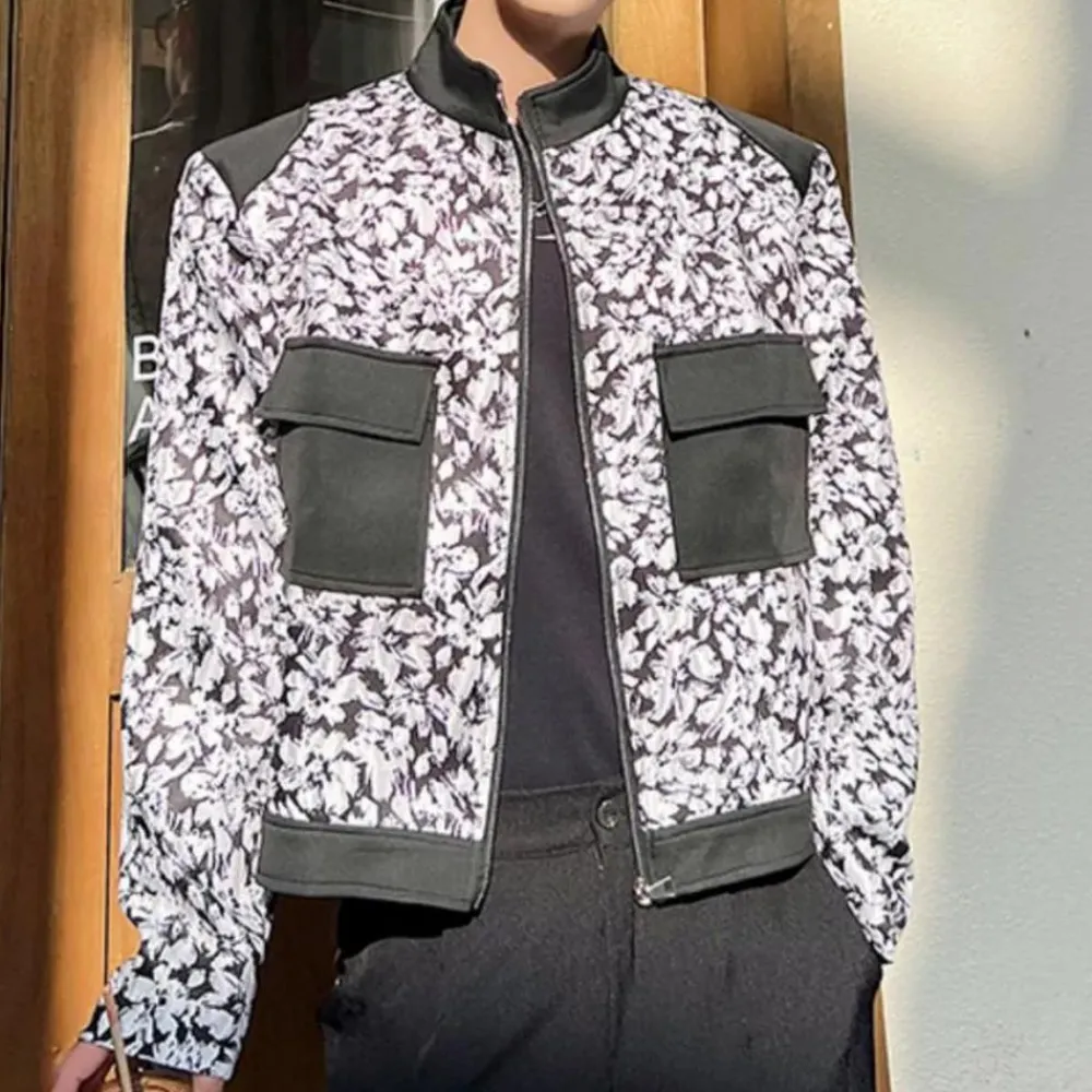 Jassen Heren*MANACCA - Modieuze Zomerjas voor Heren Zwart