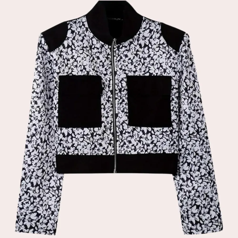 Jassen Heren*MANACCA - Modieuze Zomerjas voor Heren Zwart