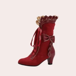 Damesschoenen*Margo - Elegante zomerse laarzen met hoge hakken voor dames