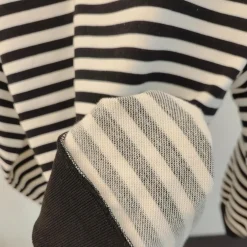 Truien & Vesten Dames*MARIA - Comfortabele Gestreepte Trui voor Dames Zwart