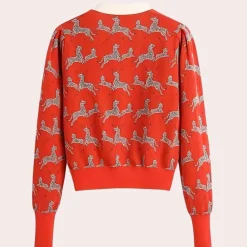 Truien & Vesten Dames*MARIA - Trendy Zomervest voor Dames Rood