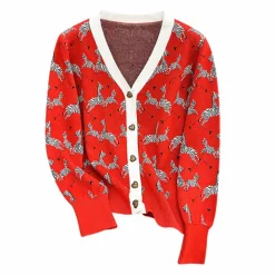 Truien & Vesten Dames*MARIA - Trendy Zomervest voor Dames Rood