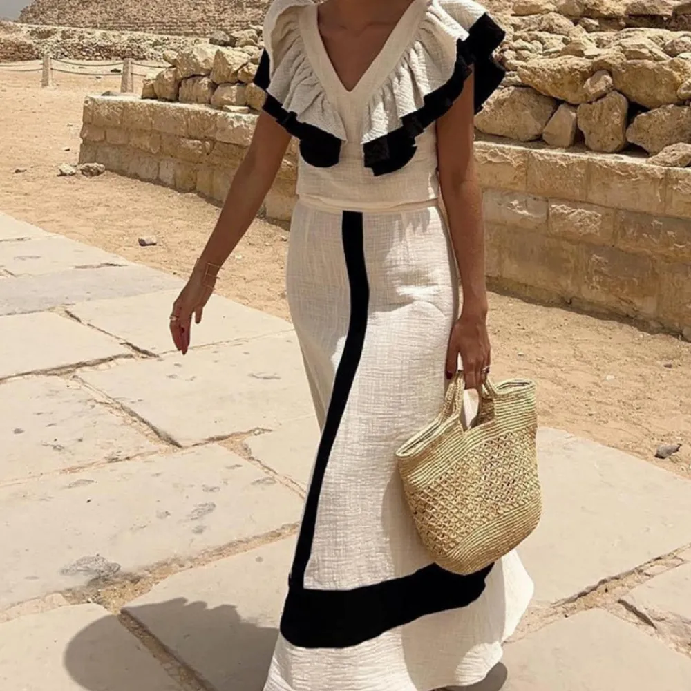 Sets Dames*Mariana - Modieuze 2-delige damesset voor de Zomer Beige