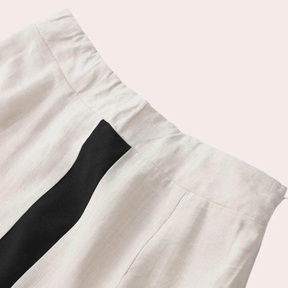 Sets Dames*Mariana - Modieuze 2-delige damesset voor de Zomer Beige