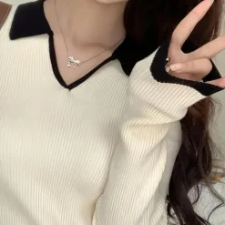 Truien & Vesten Dames*Maribel - Modieuze Zomerse Trui voor Dames Abrikoos