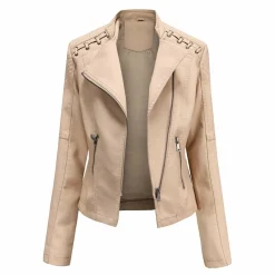 Leren Jassen Dames|Jassen Dames*MARIE - Stijlvolle leren zomerjas