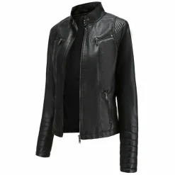 Leren Jassen Dames|Jassen Dames*MARIJA - Stijlvolle leren zomerjas