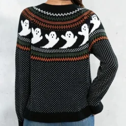 Truien & Vesten Dames*Marika - Zomerse Spookachtige Gebreide Cardigan Zwart