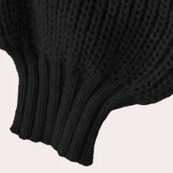 Truien & Vesten Dames*MARILYN - Moderne Trui voor Dames Zwart