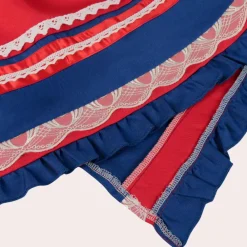 Jurken & Jumpsuits Dames*Maritza - Klassieke Zomer Oktoberfest Jurk voor dames Blauw