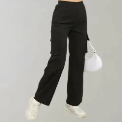 Broeken & Rokken Dames*Marja - Luchtige dames cargobroek met klepzakken voor de zomer