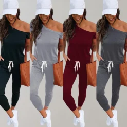 Jurken & Jumpsuits Dames*Marjut - Lente/Zomer Damesjumpsuit met trekkoord