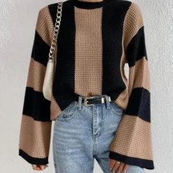 Truien & Vesten Dames*MARTHA - Veelzijdige Lente/Zomer Trui voor Dames Zwart