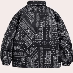 Jassen Heren*Maslen - Stijlvol Reversibel Herenjack in Paisley Zwart