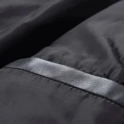 Jassen Heren*Mateusz - Herencolor Block Zip-Up Zomerjas Zwart