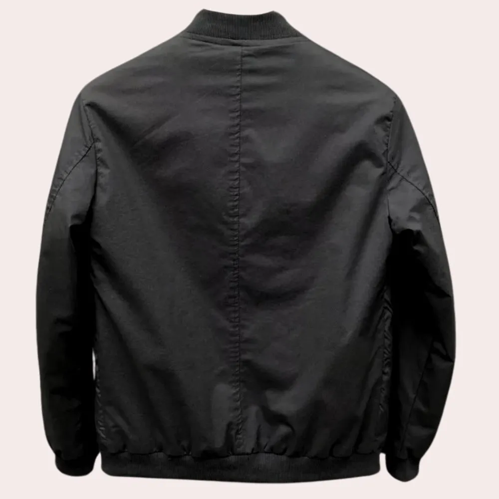 Jassen Heren*MATHEUS - Lichte Zomerjas voor Heren Zwart