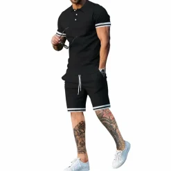 Sets Heren*MATHIS - Modieuze casual zomerset