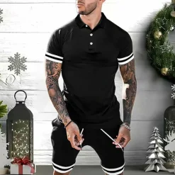 Sets Heren*MATHIS - Modieuze casual zomerset