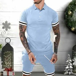 Sets Heren*MATHIS - Modieuze casual zomerset