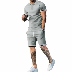 Sets Heren*MATHIS - Modieuze casual zomerset