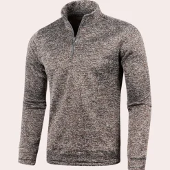 Truien & Vesten Heren*Maximilian - Stijlvolle en luchtige herensweater met rits voor de zomer