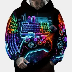 Truien & Vesten Heren*MAXIMO - Veelzijdige Zomerse Trui voor Heren Zwart