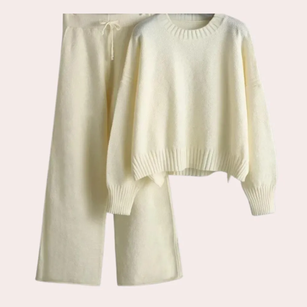 Sets Dames*Melanie - Luchtig gebreid huispak voor dames, perfect voor lente en zomer