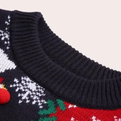 Truien & Vesten Dames*MELODY - Comfortabele Kersttrui voor Dames Marineblauw