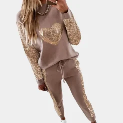 Sets Dames*MICHELLE - Stijlvolle 2-Delige Zomerset voor Dames Khaki