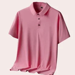 Shirts Heren*Miguel - Luxe Zijde Poloshirt voor Heren - Zomerse Stijl