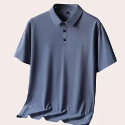 Shirts Heren*Miguel - Luxe Zijde Poloshirt voor Heren - Zomerse Stijl