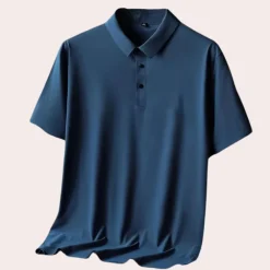 Shirts Heren*Miguel - Luxe Zijde Poloshirt voor Heren - Zomerse Stijl