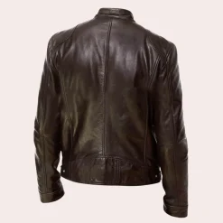 Leren Jassen Heren|Jassen Heren*MIKEL - Leren zomerjas voor heren