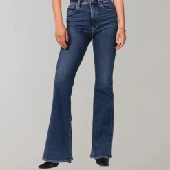 Broeken & Rokken Dames*Mila - Dames flare zomerbroek