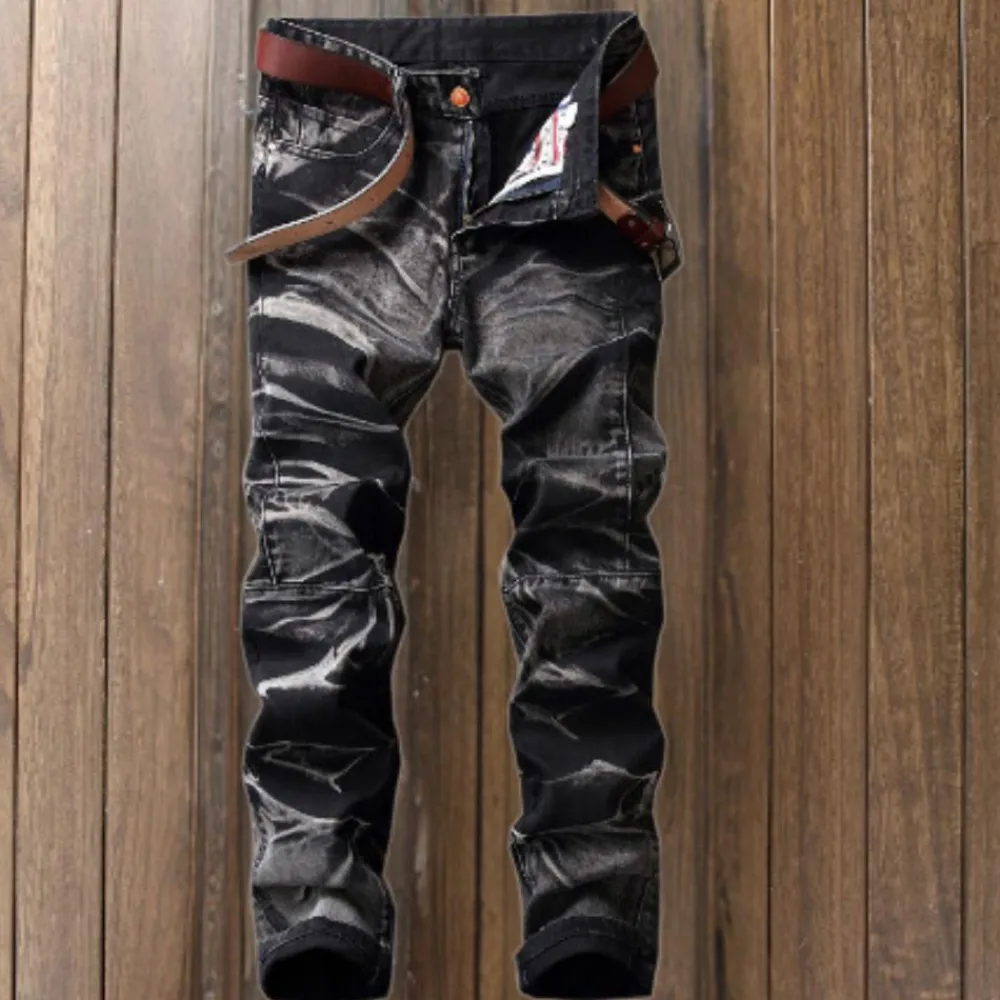 Broeken Heren*Milaan - Vintage Stijl Trendy Heren Zomerjeans