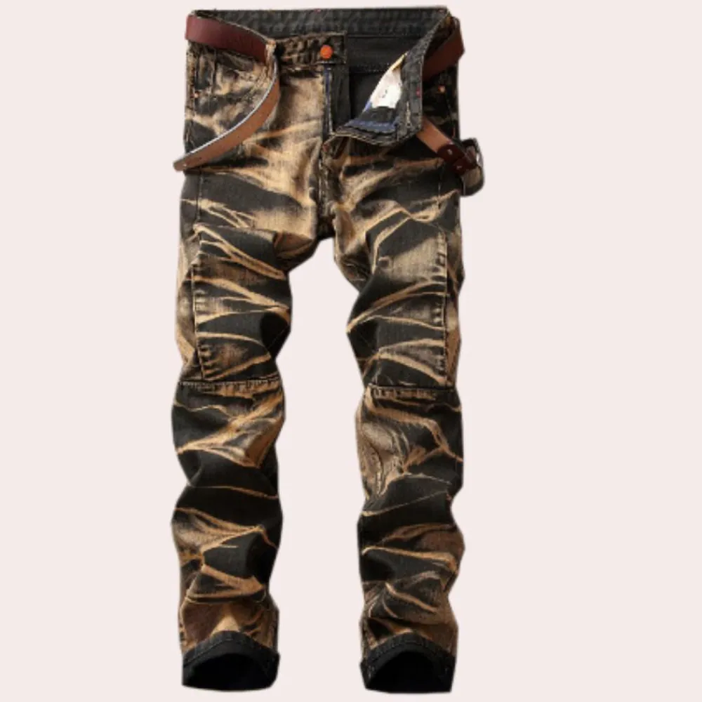 Broeken Heren*Milaan - Vintage Stijl Trendy Heren Zomerjeans