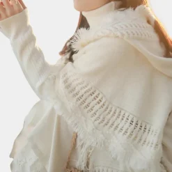 Truien & Vesten Dames*MIRIANA - Stijlvolle Zomer Poncho Trui voor Dames Beige