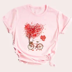 Topjes & Shirts Dames*Mirielle - Zomerse T-shirt voor dames met decoratieve print