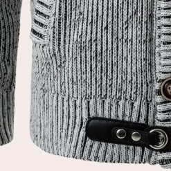 Truien & Vesten Heren*MIRO - Geraffineerd Capuchonvest voor Heren - Perfect voor de Lente en Zomer Grijs