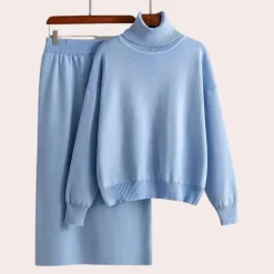 Sets Dames*MOANA - Dames Zomerset voor een verfijnde look Blauw