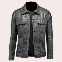 Jassen Heren*Moderne bikerjack voor heren - Perfect voor de zomer
