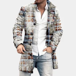 Jassen Heren*Moderne en stijlvolle jas voor heren Grijs