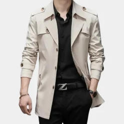 Jassen Heren*Moderne zomer trenchcoat voor heren